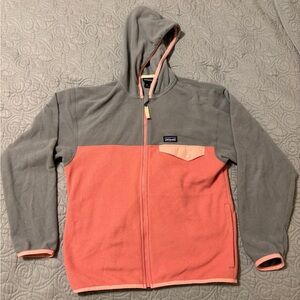 Girls Patagonia Micro-D Snap T zip up